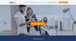Desktop Screenshot of kotel.de